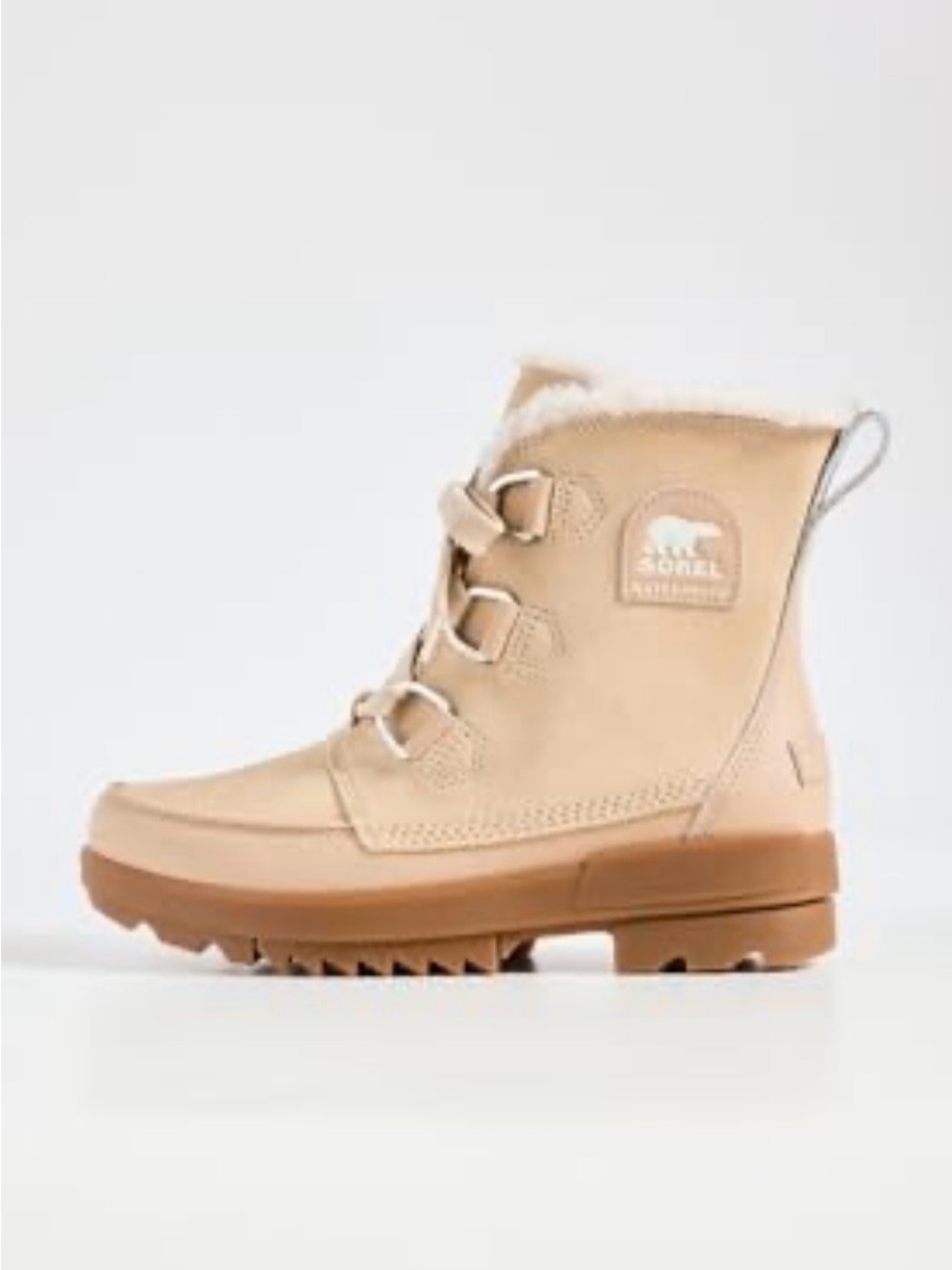 Sorel Women’s Torino II Parc Shearling Ceramic Natural Leather Waterproof Boots